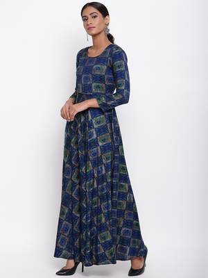 Blue Elephant Dress 2