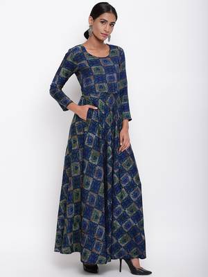 Blue Elephant Dress 3