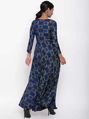Blue Elephant Dress 4