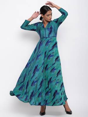 Blue Flower Dress 5