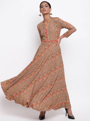 Mud Orange Dress 1