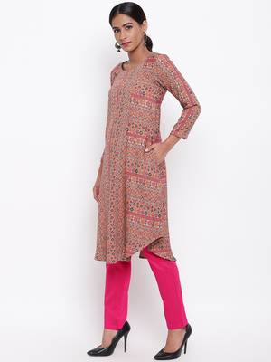 Mud Pink Kurta-Pant 2