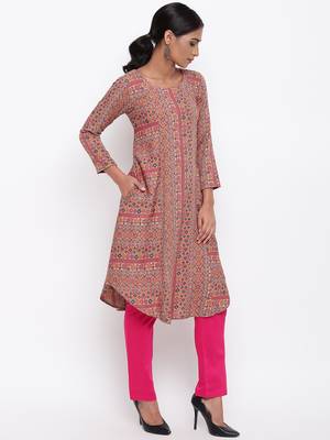Mud Pink Kurta-Pant 3