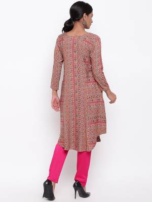 Mud Pink Kurta-Pant 4