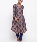 Grey Booti Kurta-Pant