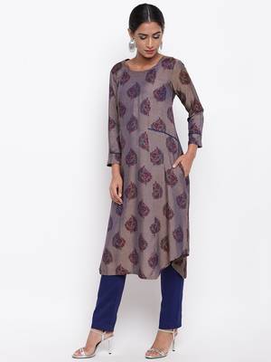 Grey Booti Kurta-Pant 2