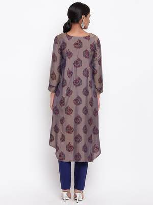 Grey Booti Kurta-Pant 4