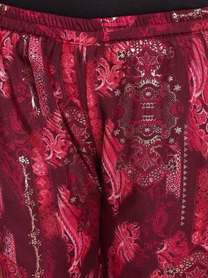 Black Kurta Pink Foil Pant 6
