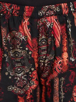 Black Angrakha Foil Pant 6