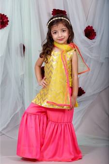 Silk KurtaTop with Garara