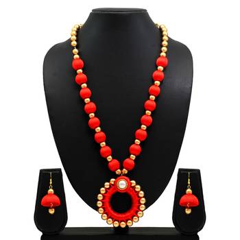 Red necklace-sets 4