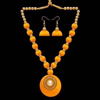 Yellow necklace-sets 1