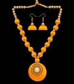 Yellow necklace-sets