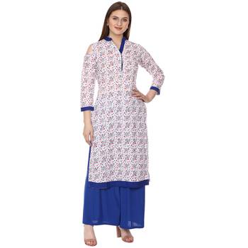 multicolor printed Cotton kurti 1