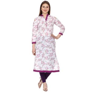 multicolor printed Cotton kurti 1