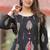 Black Rayon Kurti 12 Kali With Pant