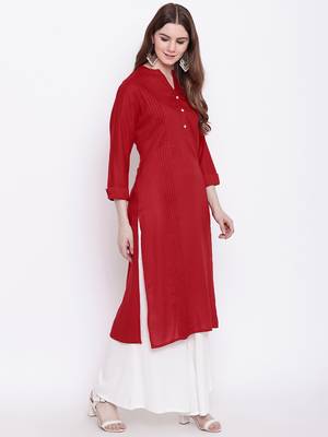 red printed viscose ethnic-kurtis 3