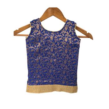 Aglare hot pink,blue iBaby gilrl Lehenga choli choli,without dupatta,fully stitched. separate sleeve 5