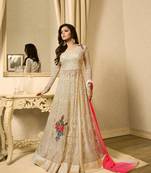 Beigenet Anarkali Embroidered Salwar Kameez