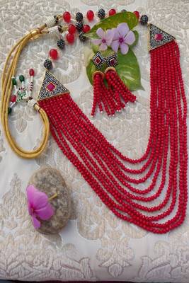 Red ruby  necklaces 1