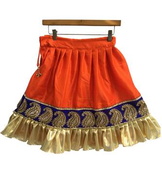 Blue  blouse ,printed Rani chaniya indowestern,designer Lehenha choli  without chunni 4