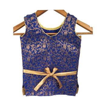Blue  blouse ,printed Rani chaniya indowestern,designer Lehenha choli  without chunni 6