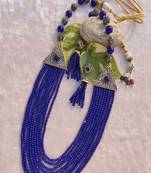 Blue crystal necklaces