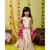 Beige Crop top with Frill Lahenga