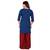 Women Blue Embroidered Cotton Kurta
