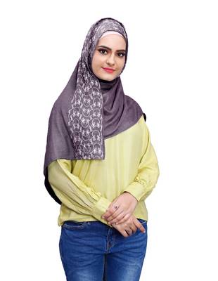 Justkartit Embroidery Soft Cotton Scarf Hijab For Women 1