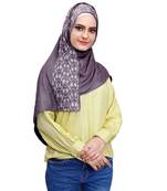 Justkartit Embroidery Soft Cotton Scarf Hijab For Women