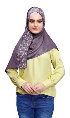 Justkartit Embroidery Soft Cotton Scarf Hijab For Women 3