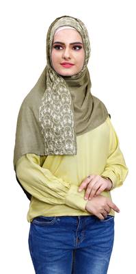 Justkartit Casual Wear Embroidery Soft Cotton Scarf Hijab For Women 5