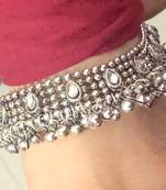 Silver anklets