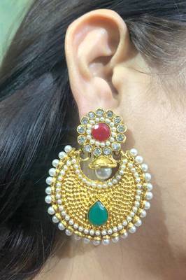 Multicolor chandbali 1