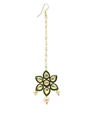 Gold Plated Maang Tikka For Women And Girls 3