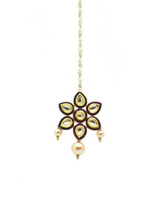 Gold Plated Maang Tikka For Women And Girls 2