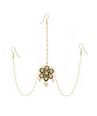Gold Plated Maang Tikka Matha Patti For Women/Girls 1