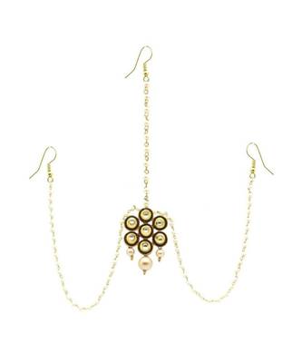 Gold Plated Maang Tikka Matha Patti For Women/Girls 1