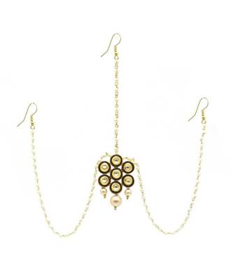 Gold Plated Maang Tikka Matha Patti For Women/Girls 2