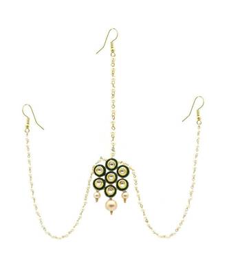 Gold Plated Maang Tikka Matha Patti For Women/Girls 2