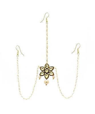 Gold Plated Maang Tikka Matha Patti For Women/Girls 1