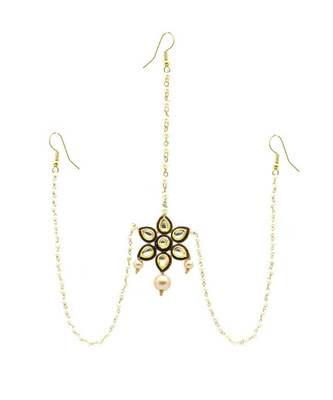 Gold Plated Maang Tikka Matha Patti For Women/Girls 2