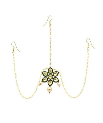 Gold Plated Maang Tikka Matha Patti For Women/Girls 1