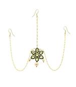 Gold Plated Maang Tikka Matha Patti For Women/Girls
