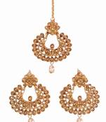 Brown Maang Tikka necklace-sets