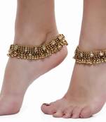 Gold anklets