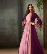 Dark Purple Glamour Koti Style Designer Suit