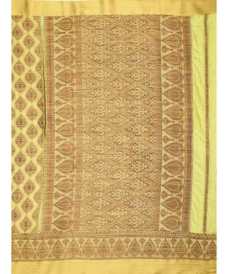 Green Woven Art Silk Saree With Blouse 5