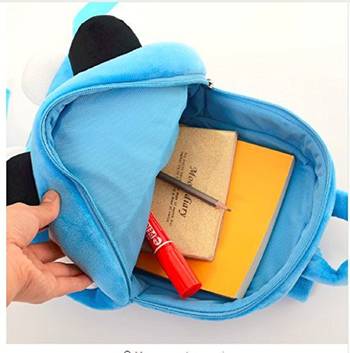 Lychee bags Kid's Velvet School Nursery Picnic Carry Travelling Bag 4